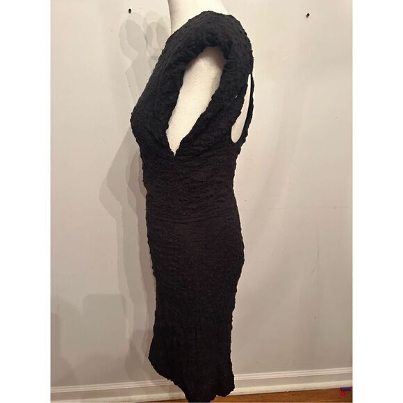 Anthropologie - Sabina Musayev Crewneck Mini Dress black size L - Picture 7 of 8